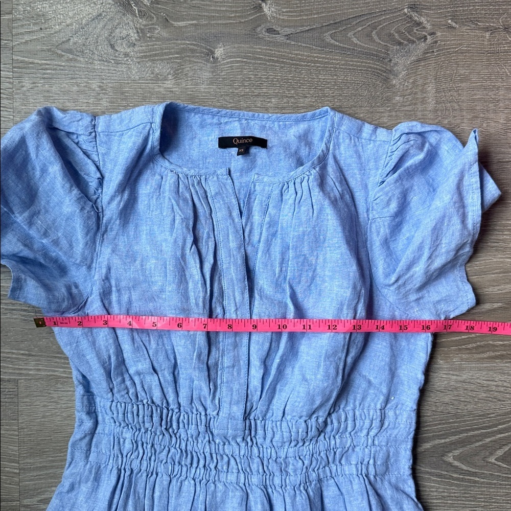 Quince 100% European Linen Tiered Maxi Dress XS - Picture 10 of 12
